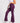 YOGA PANT WITH SIDE SPLIT IN DARK PURPLE