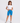 CROSS WAIST SHORTS IN BLUE